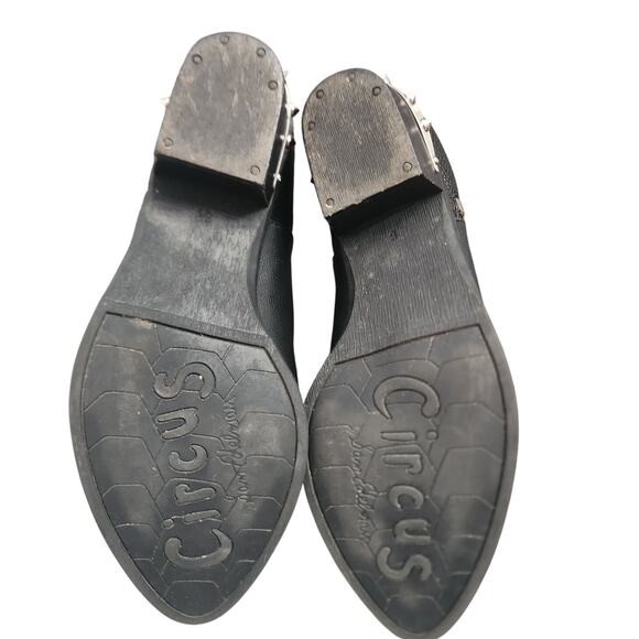 Circus by Sam Edelman Holt Spiked Heel Black Booties, EU36.5/US6.5 - Picture 6 of 7